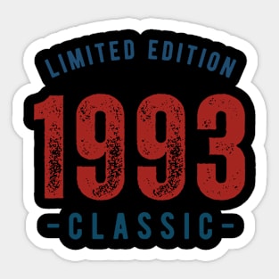 Limited Edition Classic 1993 Sticker